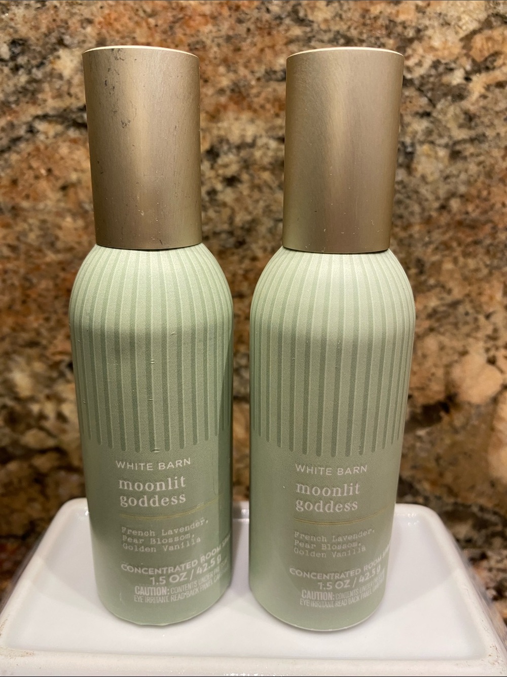 2) “MOONLIT GODDESS” Concentrated Room Sprays, ea 1.5 oz / 42.5 g, by B&BW, NWT